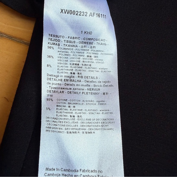 Armani Exchange Women Black TROUSER Jogger Sweatpants with Pockets Size: XS - Picture 6 of 10